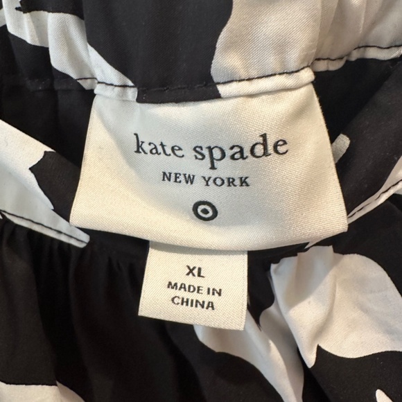 Kate Spade Monochrome Floral Midi Skirt - Picture 2 of 2